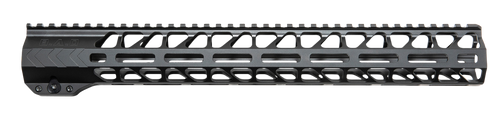 Battle Arms Development BADWH15MLOK Workhorse Handguard 15" M-LOK, Free-Floating Style Made of 6061-T6 Aluminum with Black Anodized Finish for AR-15                                                    