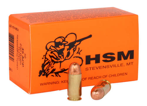 HSM 4512R Training 45 ACP 230gr FMJ Ammunition - 50rd Box