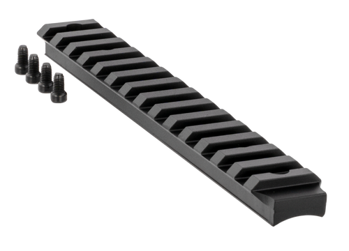 Ruger 90672 Picatinny Rail  Black Anodized Aluminum Fits Ruger American Rifle Long Action                                                                                                               