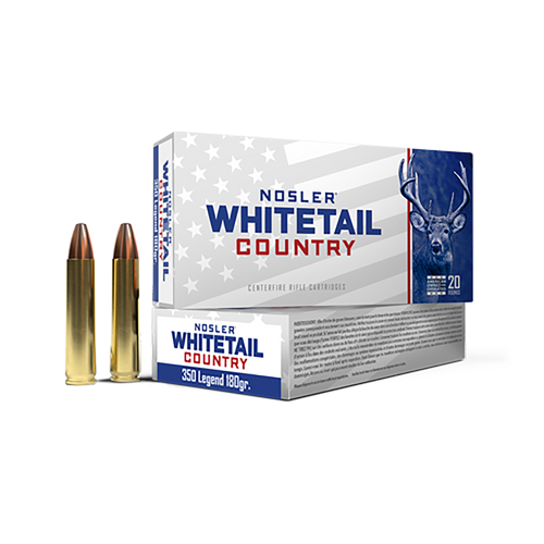 Nosler Whitetail Country 350 Legend 180gr Ammunition - 20 Rounds