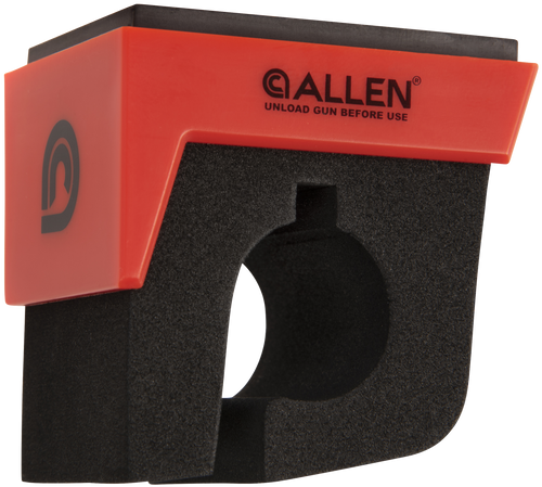 Allen 5657 Firearm & Fishing Rod Magnetic Holder Black/Red Magnet Holds 1 Rifle/Shotgun                                                                                                                 