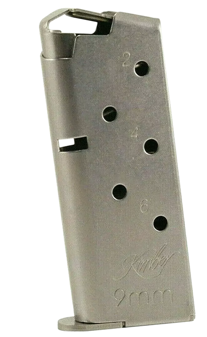 Kimber Micro 9 Magazine 6rd Flush Fit Stainless Steel 9mm Luger