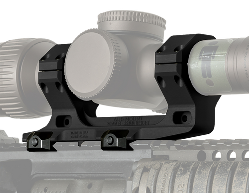 Reptilia LLC 100116 AUS Optic Mount Black 7075-T6 Aluminum 30mm Tube Mil-Spec 1913 Picatinny Rail Mount                                                                                                 
