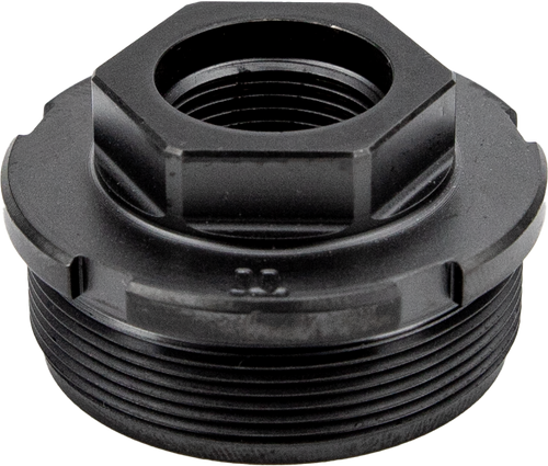 Kgm Suppressors A-DTA-T-1  Direct Thread Adapter Fits 1/2"x28 Titanium Nitride Black                                                                                                                    