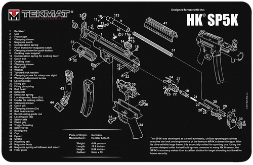 TekMat TEKR17HKSP5K HK SP5K Cleaning Mat 11x17 Rubber