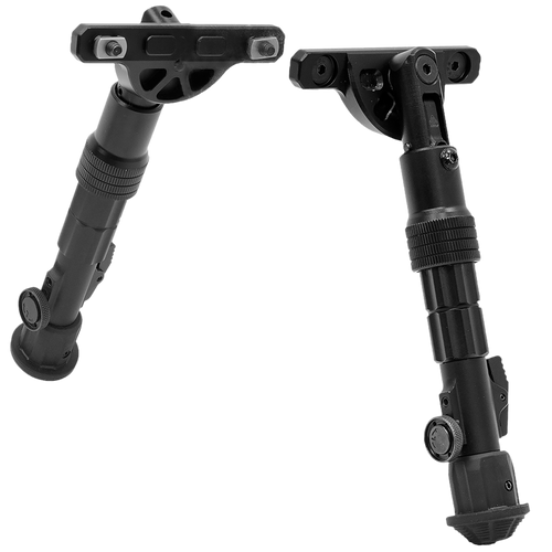 Leapers TLBPDM01 FLEX Recon Bipod Black Anodized Aluminum                                                                                                                                               