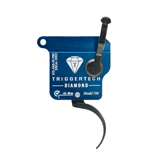TriggerTech Diamond Left Hand Trigger Remington 700 Curved Black