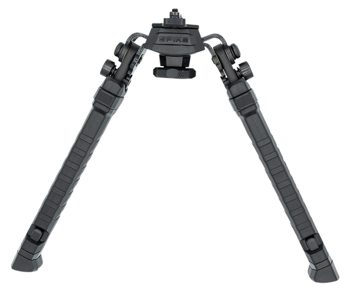FAB Defense FXSPIKEB Spike Precision Bipod 7.09"- 11.42" Adj., Rotating & Tilting, Rubber Feet, Includes Leg Extensions, Picatinny Rail Compatible Black Polymer & Aluminum                             