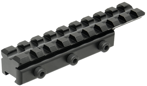Leapers MNTPMTOWLA Picatinny Adapter Mount  Matte Black Anodized Aluminum Dovetail Mount                                                                                                                