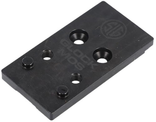Sig Sauer Electro-Optics SOR2M102 Romeo2 Adapter Plate Black Glock MOS Handgun                                                                                                                          