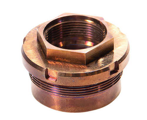 Q LLC  Plan-B Omega XL 1.375"x24 tpi HUB, 17-4 Copper Stainless Steel, Fits Cherry Bomb XL Brake                                                                                                        