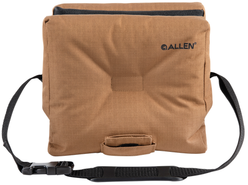 Allen 18420 Bench Shooting Bag  Empty Black/Tan 600D Polyester                                                                                                                                          