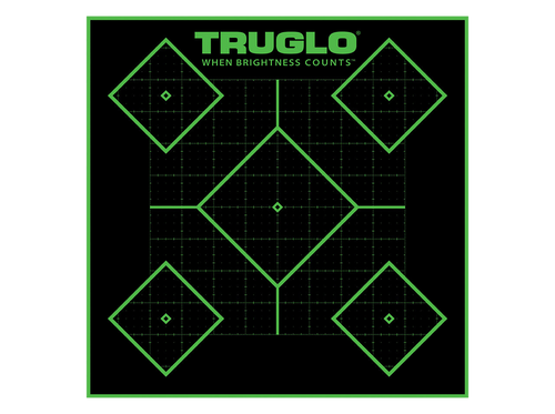 TruGlo TG14A25BB Tru-See 5-Diamond Target 12x12 25-Pack