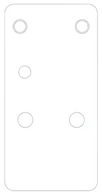Beretta USA EUS03063 APX A1 Carry Optic Plate Black, Fits Beretta APX A1 Carry, Holosun K Series Pattern Footprint Mount                                                                                