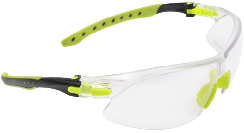 Allen Keen 4140 Youth Safety Glasses Clear Lens Lime Green Frame