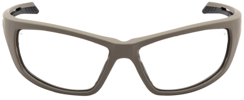 Pyramex VGST1310T Howitzer Safety Glasses Clear Anti-Fog Tan Frame