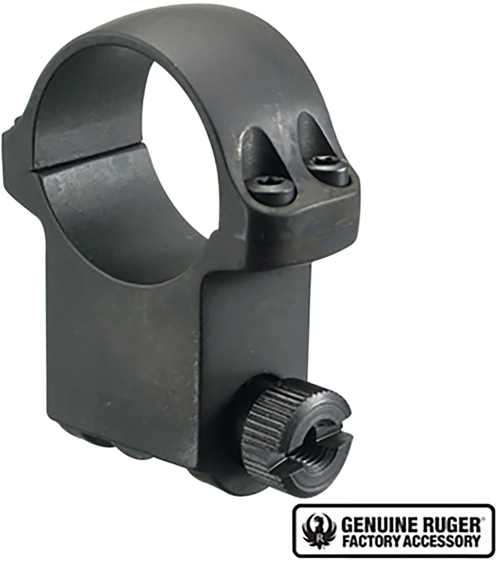 Ruger 90280 6BHM Scope Ring  Matte Black 1" Extra High                                                                                                                                                  