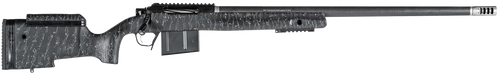 Christensen Arms 8010400200 BA Tactical Long Range 300 PRC 3+1 26" Carbon Fiber Barrel, Black Nitride Finish, Black with Gray Webbing Stock                                                             