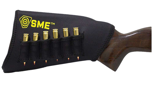 SME SMERSRSL Stock Riser  with Shell Loop Black Neoprene                                                                                                                                                