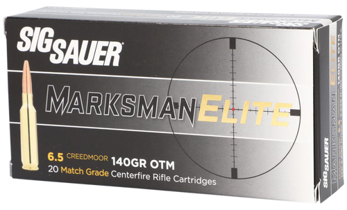 Sig Sauer E65CM120 Marksman Elite 6.5 Creedmoor 140gr OTM Ammo