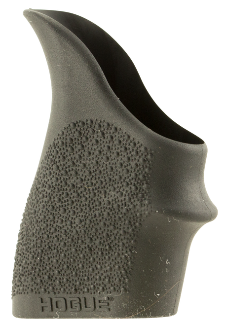 Hogue 18300 HandAll Beavertail Grip Sleeve made of Rubber with Textured Black Finish & Finger Groove for S&W M&P Shield (45); Kahr P-Series, CW (9 & 40)                                                