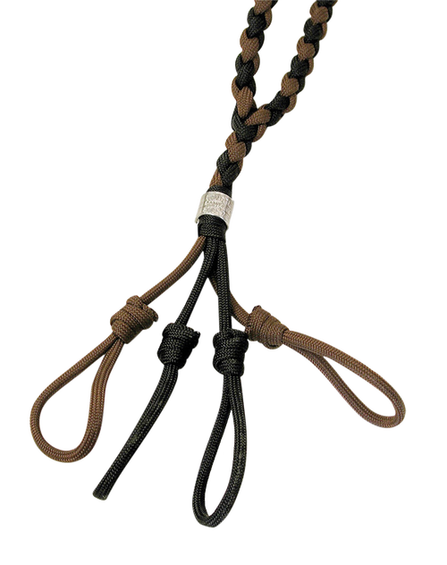 Haydel's Game Calls DL98 Deluxe  4 Call Lanyard, Camo Paracord                                                                                                                                          