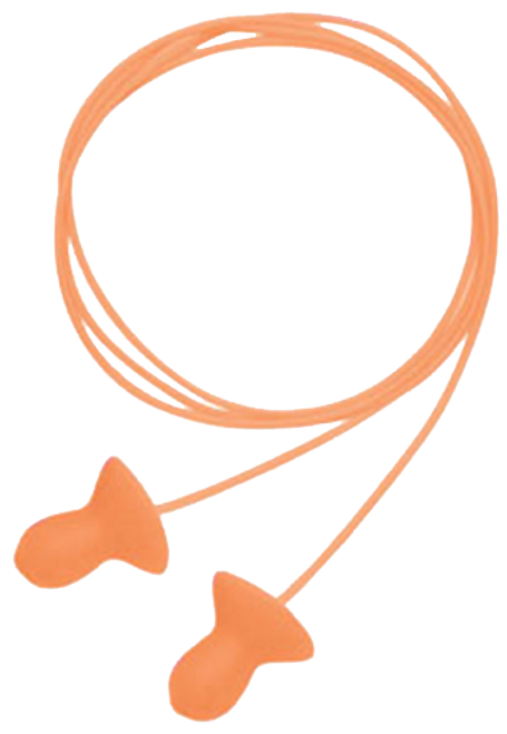 Howard Leight R01522 Quiet Foam Corded Ear Plugs 26dB Orange