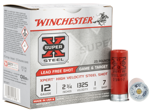 Winchester Super X Xpert 12GA 2.75" 1oz #7 Shot High Velocity Ammo