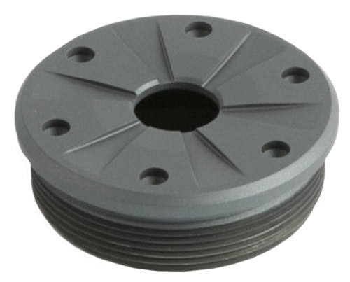 SilencerCo AC1340 Bravo Front Cap 7.62mm Stainless Steel Gray                                                                                                                                           