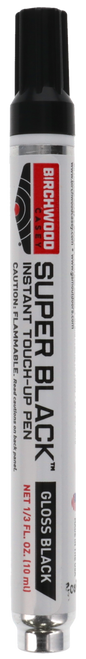 Birchwood Casey 15111 Super Black Touch-Up Pen Gloss Black 1/3 oz.                                                                                                                                      