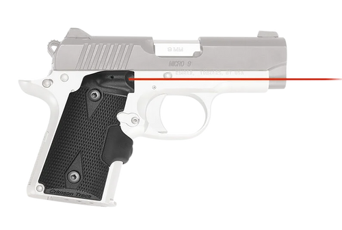 Crimson Trace 0152601 LG-409 Lasergrips  Black Red Laser Kimber Micro 9                                                                                                                                 
