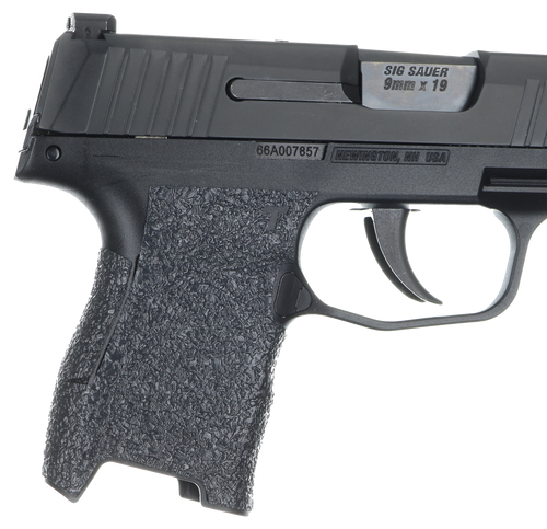 Talon Grips 001R Adhesive Grip  Textured Black Rubber for Sig Compact P320, P250, M17, M18 with Medium Grip Module                                                                                      