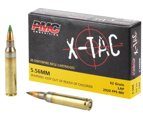 PMC X-Tac 556K 5.56x45mm NATO 62gr LAP Ammunition 20rd Box
