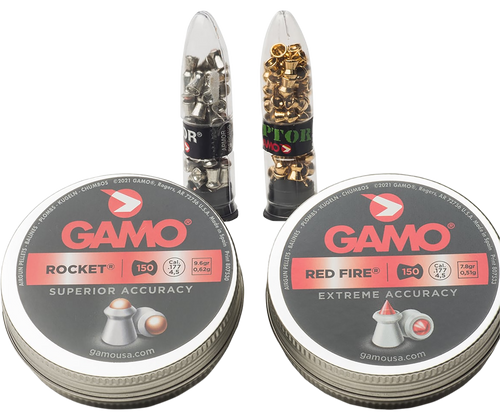 Gamo High Performance .177 Lead Pellets 400-Pack Combo Set