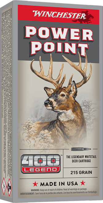 Winchester X4001 Power-Point 400 Legend 215gr Ammo 20rd Box
