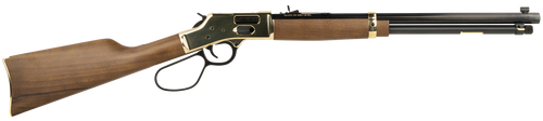 Henry H006GMLL Side Gate  357 Mag/38 Special 10+1 20" Blued Octagon Barrel, Polished Brass Rec, American Walnut Stock, Adj. Sight, Large Loop Lever                                                     