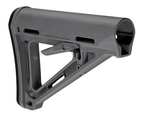 Magpul MAG400-GRY MOE Carbine Stock Stealth Gray Synthetic for AR-15, M16, M4 with Mil-Spec Tube (Tube Not Included)                                                                                    