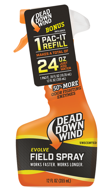 Dead Down Wind Evolve Field Spray 24oz Odor Eliminator Hunting Scent