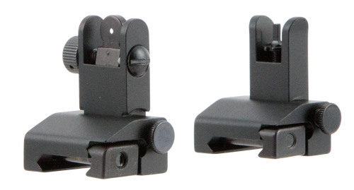 TacFire IS002 Spring Loaded Flip Up Iron Sights AR-15 Black