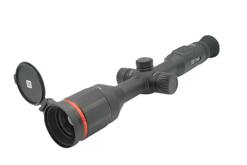 X-Vision 203203 TS200 Thermal Scope with Rings, Black, 2.3-9.2x35mm, Multi Reticle/Color 1024x768 OLED, 2,600 yds Detection Range, 400x300 Thermal Sensor, Photo/Video/PiP                              