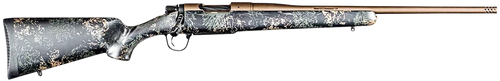 Christensen Arms 8010119100 Mesa FFT 7mm PRC 3+1 22" Threaded Barrel, Burnt Bronze Cerakote, Green with Black/Tan Webbing Stock                                                                         