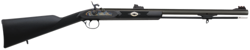 Traditions R3300850 Deerhunter  50 Cal Percussion 24" Blued Octagon Barrel, Black Synthetic Stock                                                                                                       