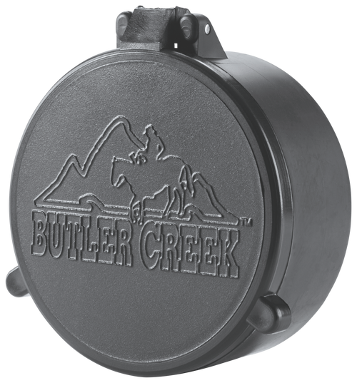 Butler Creek 30400 Flip-Open Objective Scope Cover 57.20mm Obj. Size 40 Black Polymer                                                                                                                   