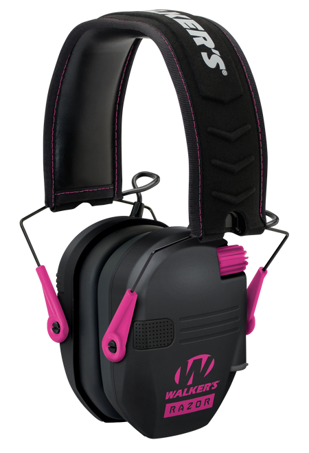 Walker's Razor Slim Electronic Hearing Protection 23dB Pink
