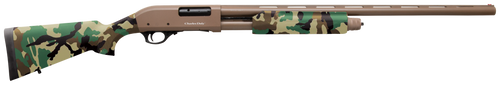 Charles Daly 301 12 Gauge Semi-Auto Shotgun 28" 4+1 FDE/Woodland