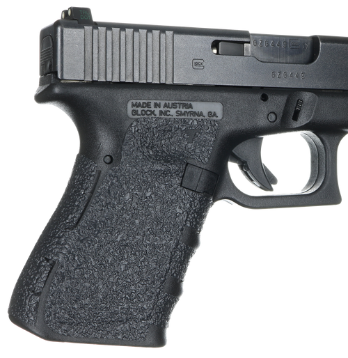 Talon Grips 104R Adhesive Grip  Compatible w/Glock Gen1-3 Glock 19/23/25/32/38, Black Textured Rubber                                                                                                   