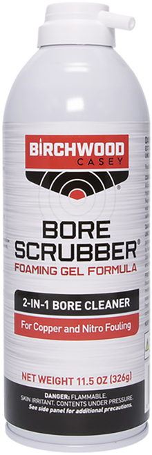 Birchwood Casey 33643 Bore Scrubber Foaming Gel 11.50 oz Aerosol                                                                                                                                        