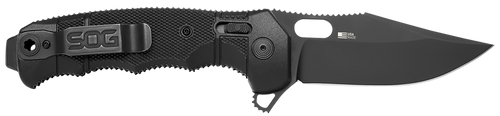 SOG Seal XR Folding Knife 3.9" S35VN Steel Black Cerakote Blade