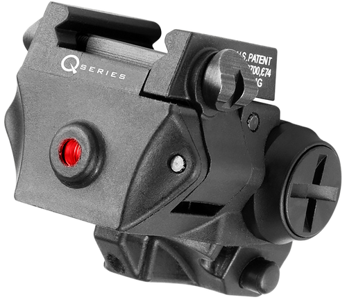iProtec 6116 SC-R Laser Q-Series Black/Red Laser 5.0 mW Output 635nM Wavelength, Compact/Subcompact Pistols, Accessory Rail Mount                                                                       