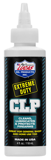 Lucas Oil 10915 Extreme Duty CLP Cleans, Lubricates, Prevents Rust & Corrosion 4 oz Squeeze Bottle                                                                                                      